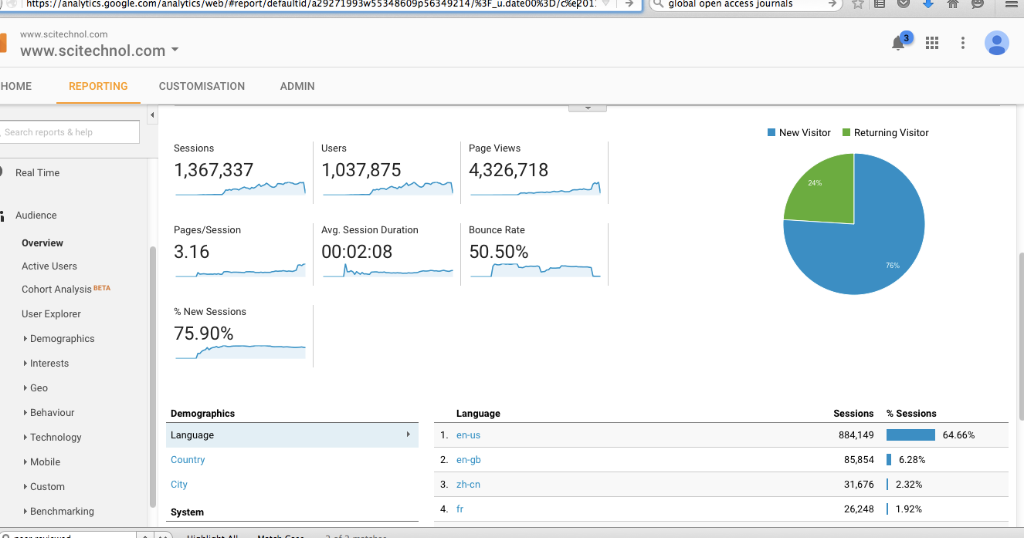 Visitor Analysis Report